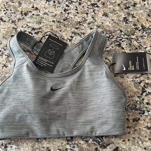 Nike Women's Heathered Gray Sports Bra